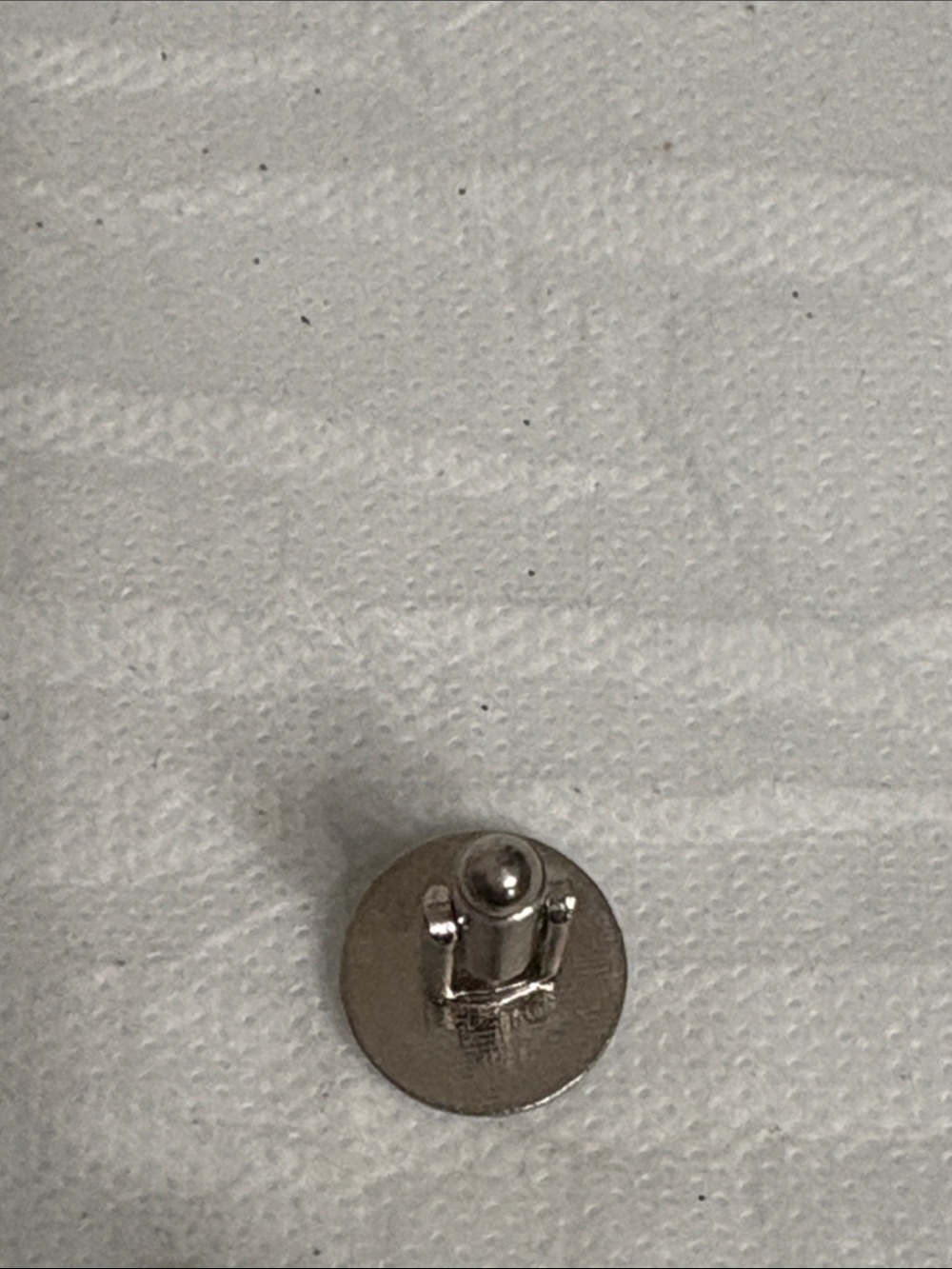 Black Round Cufflinks - Picture 3 of 3